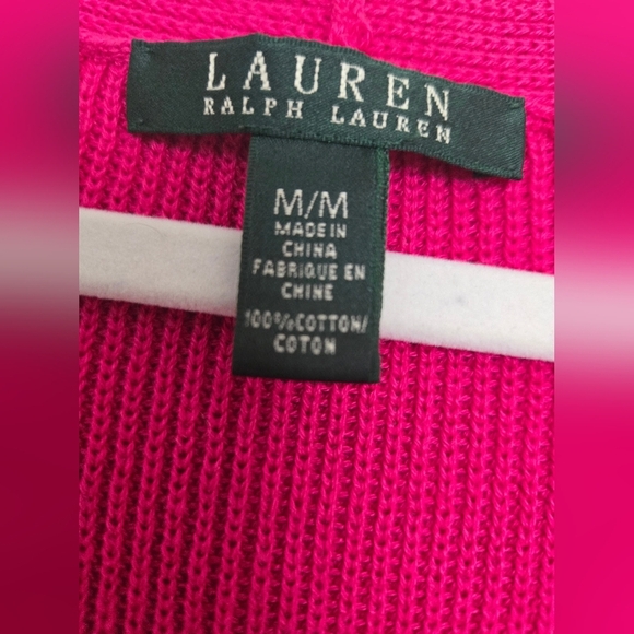 Ralph Lauren Pink Sleeveless 100% Cotton Tank Top | Size M - Picture 3 of 5